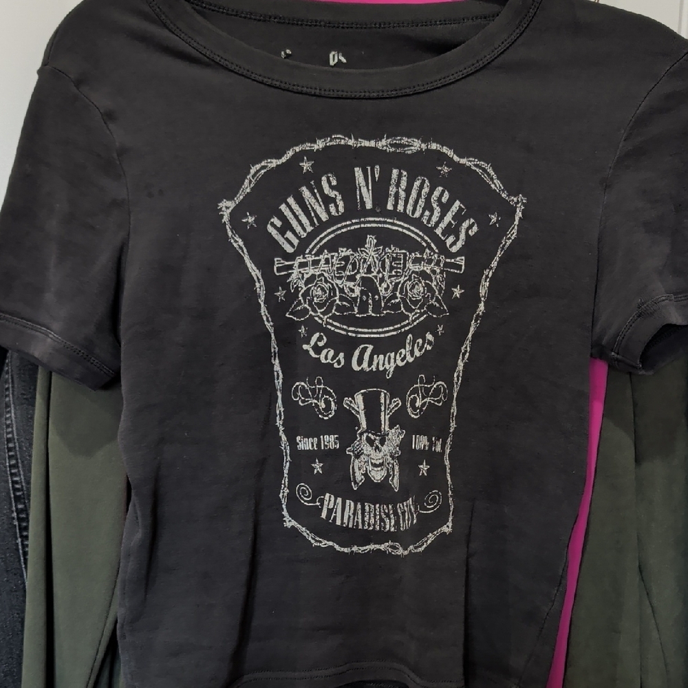 Guns N' Roses Charcoal Graphic Tee